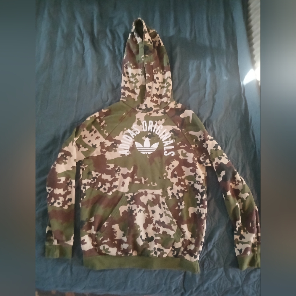 Adidas Originals Green Camo Hoodie